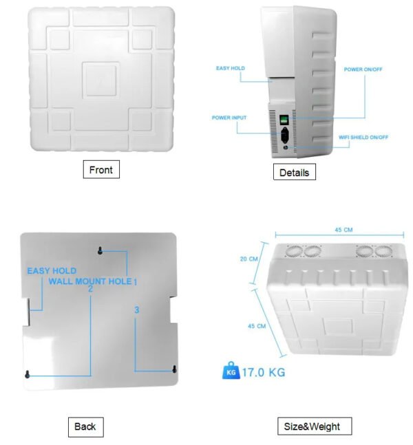 Versteckter Antennen handy blocker störsender